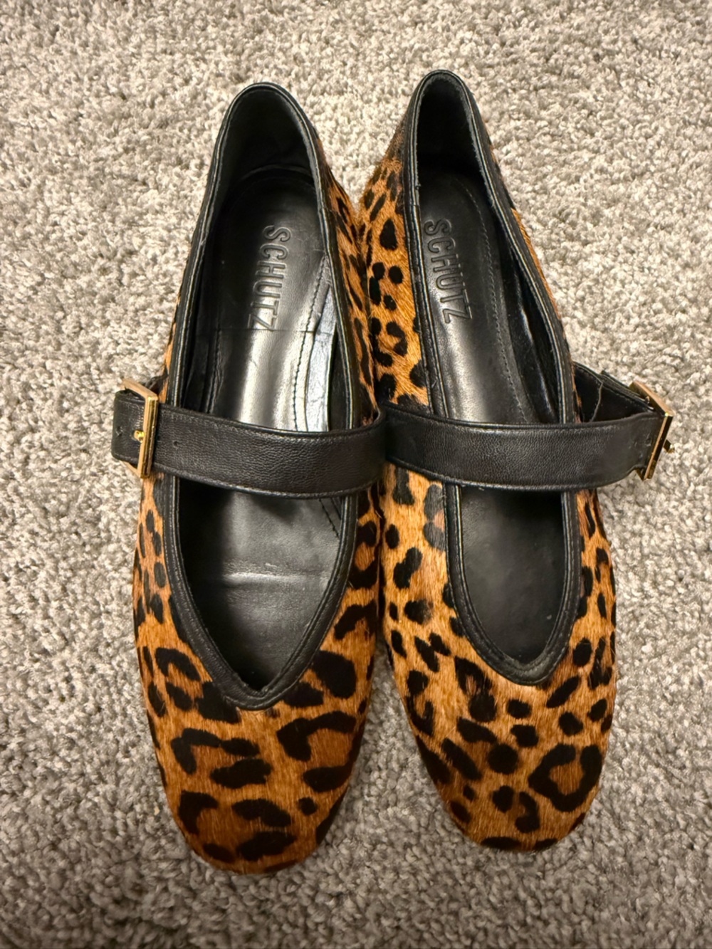 SCHUTZ Courtney Patent Leather Mary
Jane Flat (Women)
